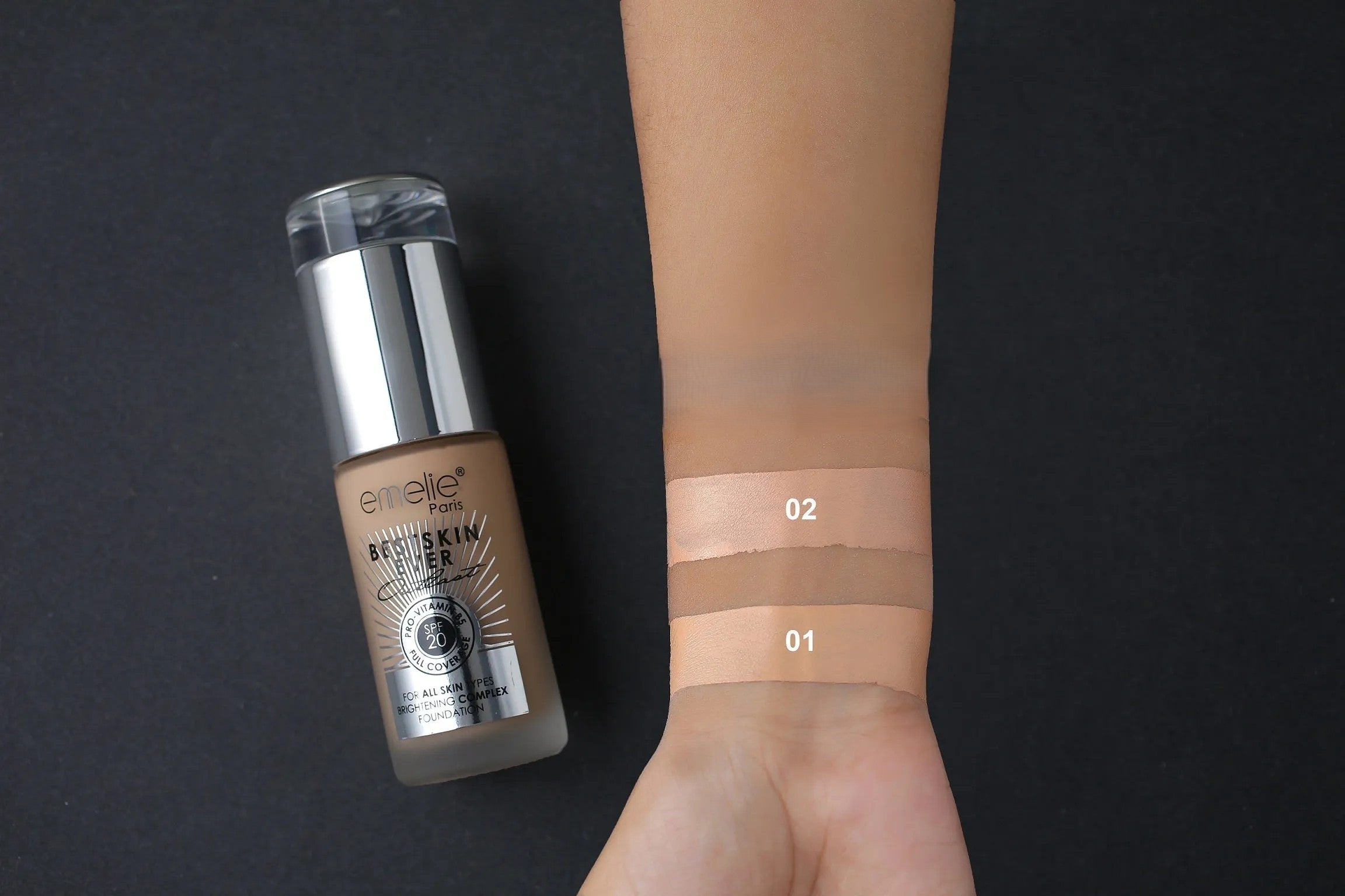 Emelie Paris | BESTSKIN EVER Outlast Brightening Foundation N580 (2 Shades)