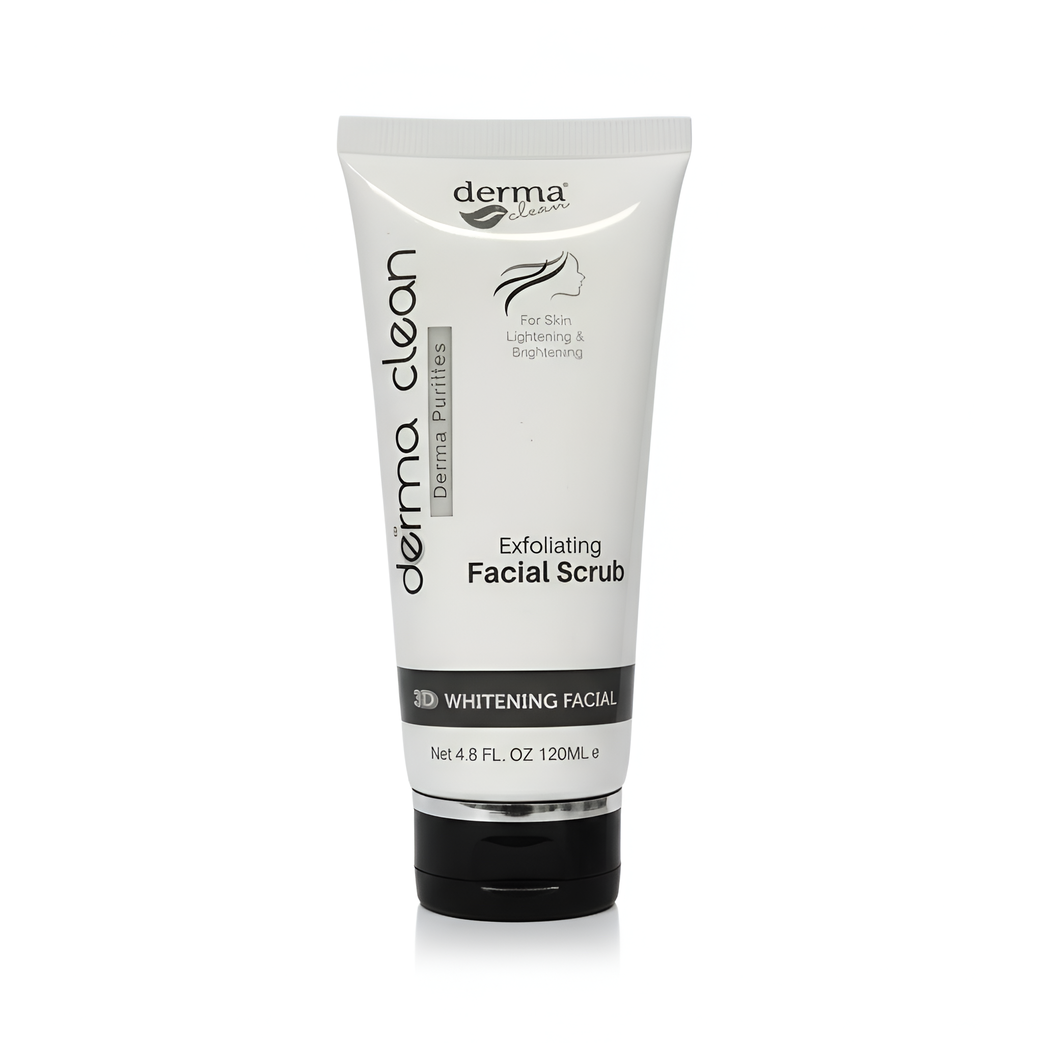 Derma Clean 3D Whitening Exfoliating Facial Scrub (120ml)