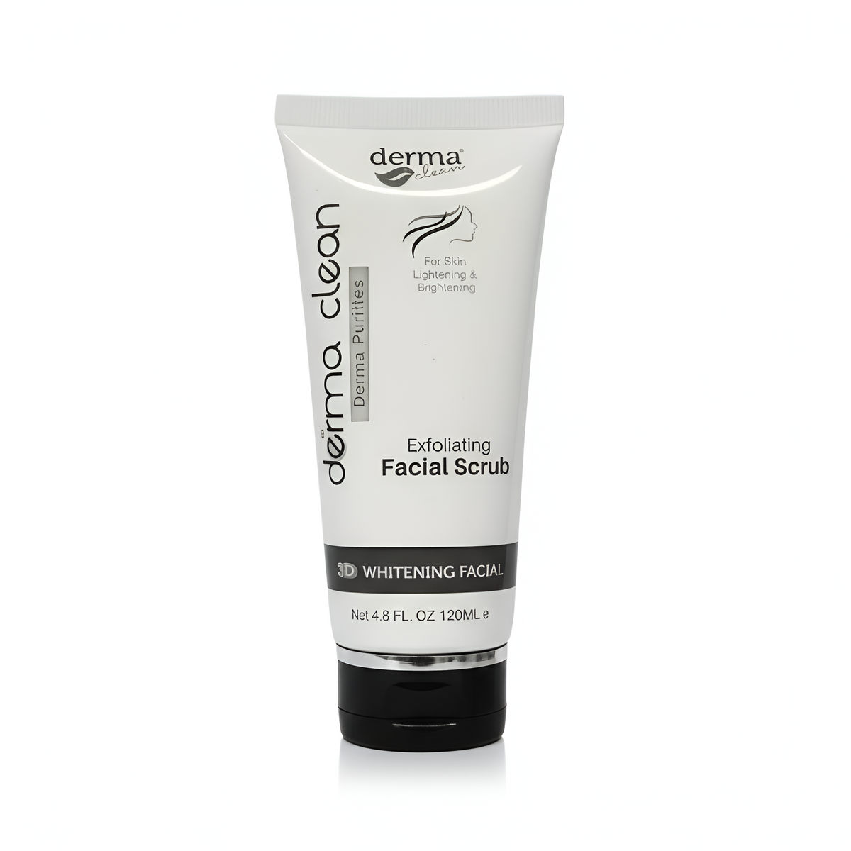 Derma Clean 3D Whitening Exfoliating Facial Scrub (120ml)