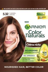 NEW GARNIER COLOR NATURAL  5.32 DRAK CARAMEL BROWN...