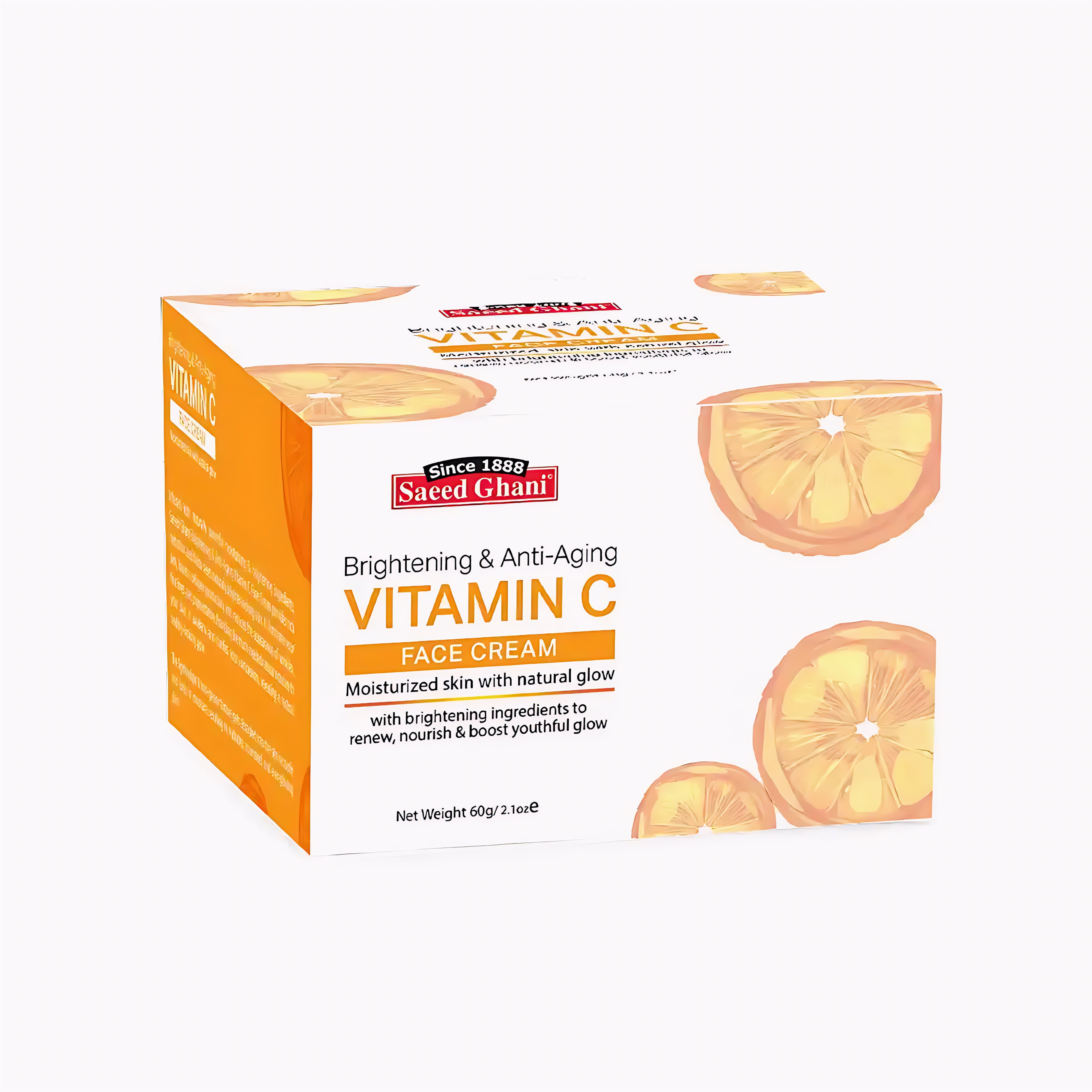 Saeed Ghani Vitamin C Brightening & Anti Aging Face Cream (60gm)