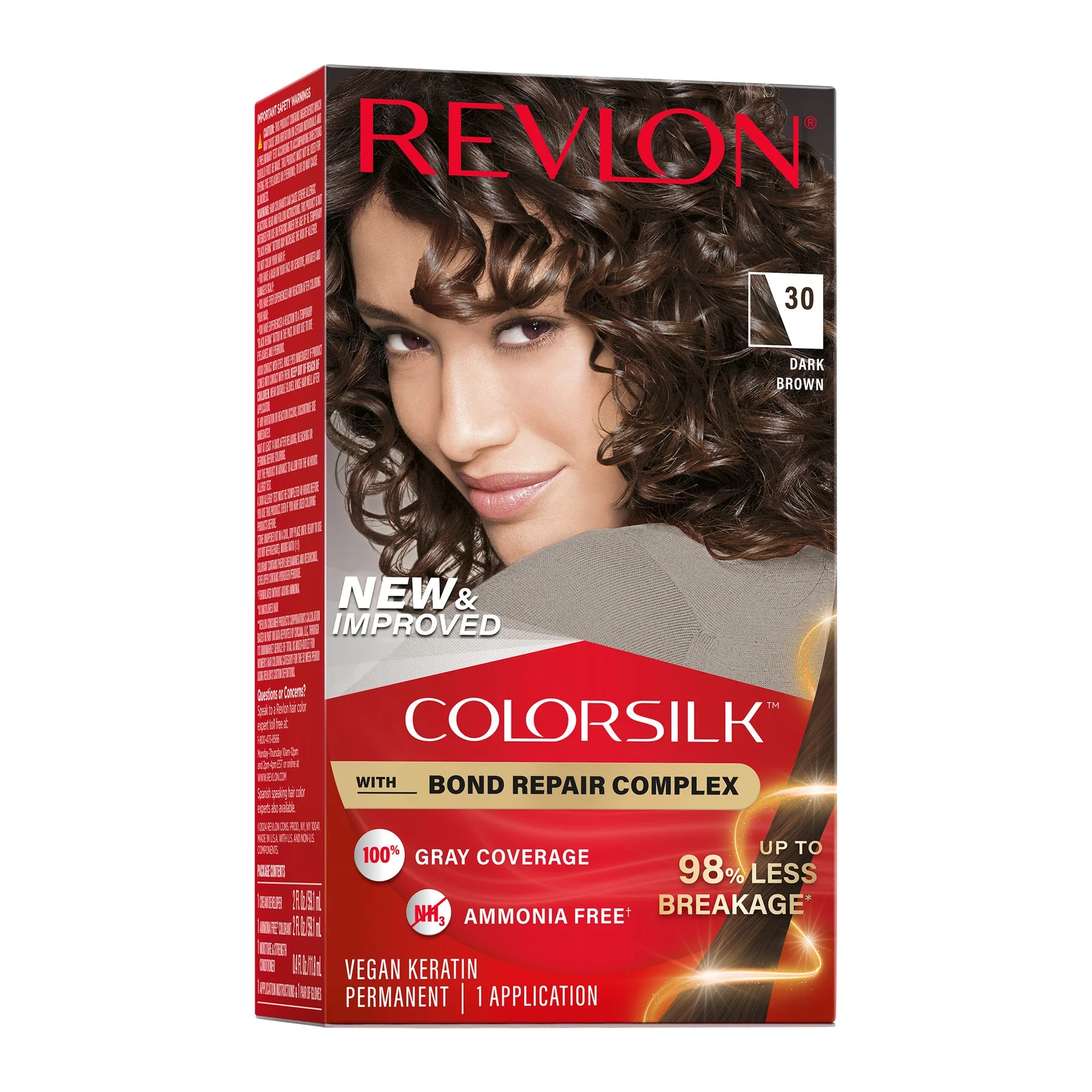 Revlon ColorSilk™ with Bond Repair Complex Permanent Hair Dye