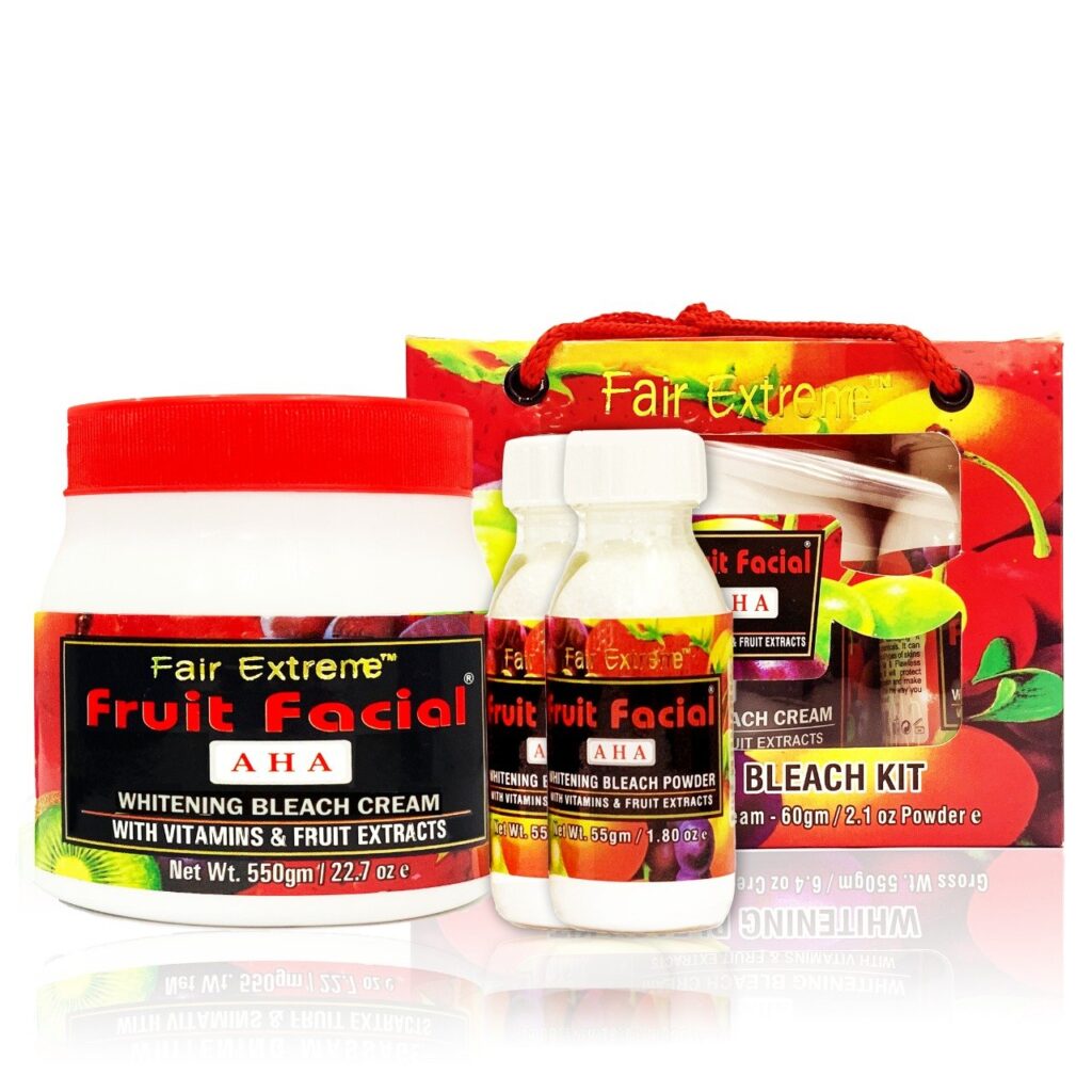 Fair Extreme Fruit Facial AHA Whitening Bleach Kit