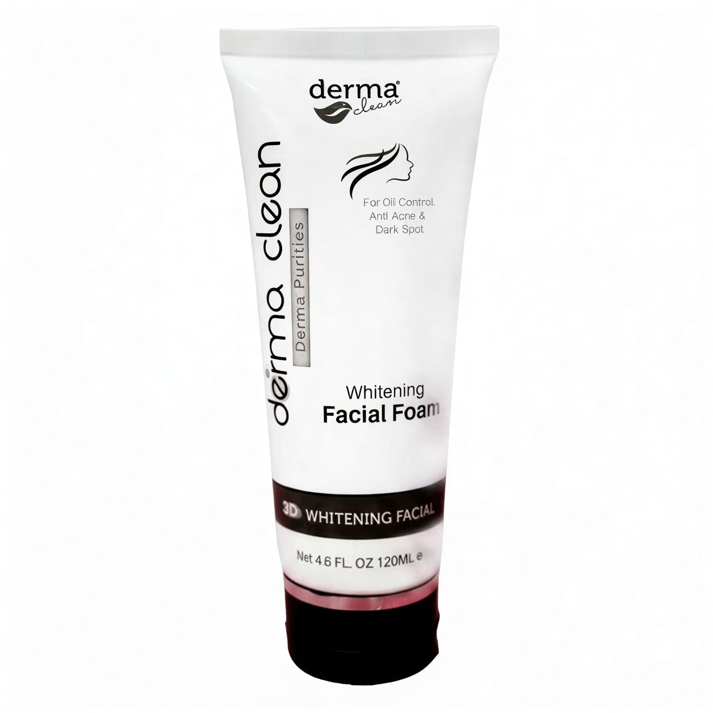 Derma Clean 3D Whitening Facial Foam (120ml)