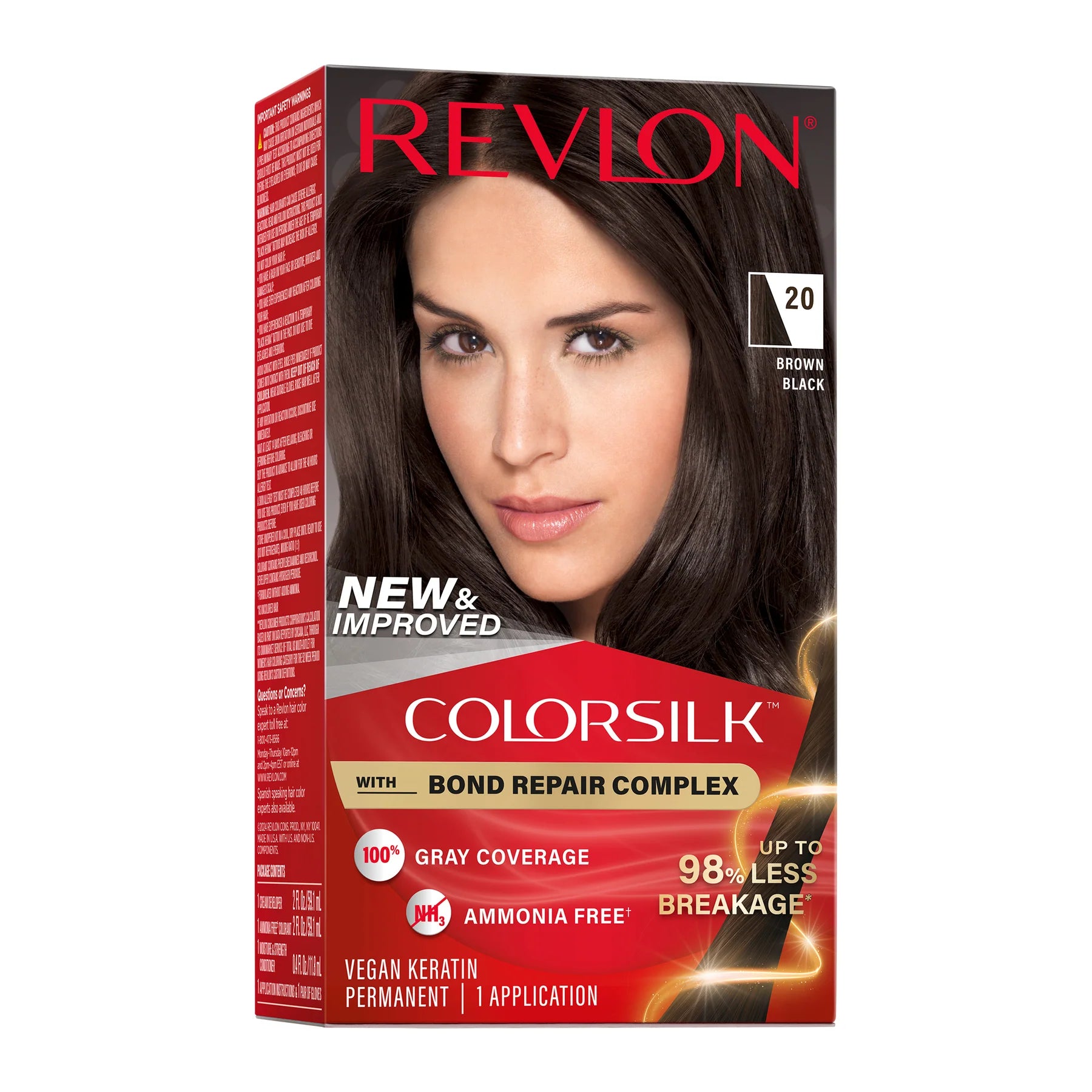 Revlon ColorSilk™ with Bond Repair Complex Permanent Hair Dye