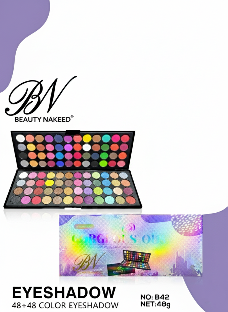 BN BEAUTY NAKEED EYESHADOW Palette - 48+48 Color