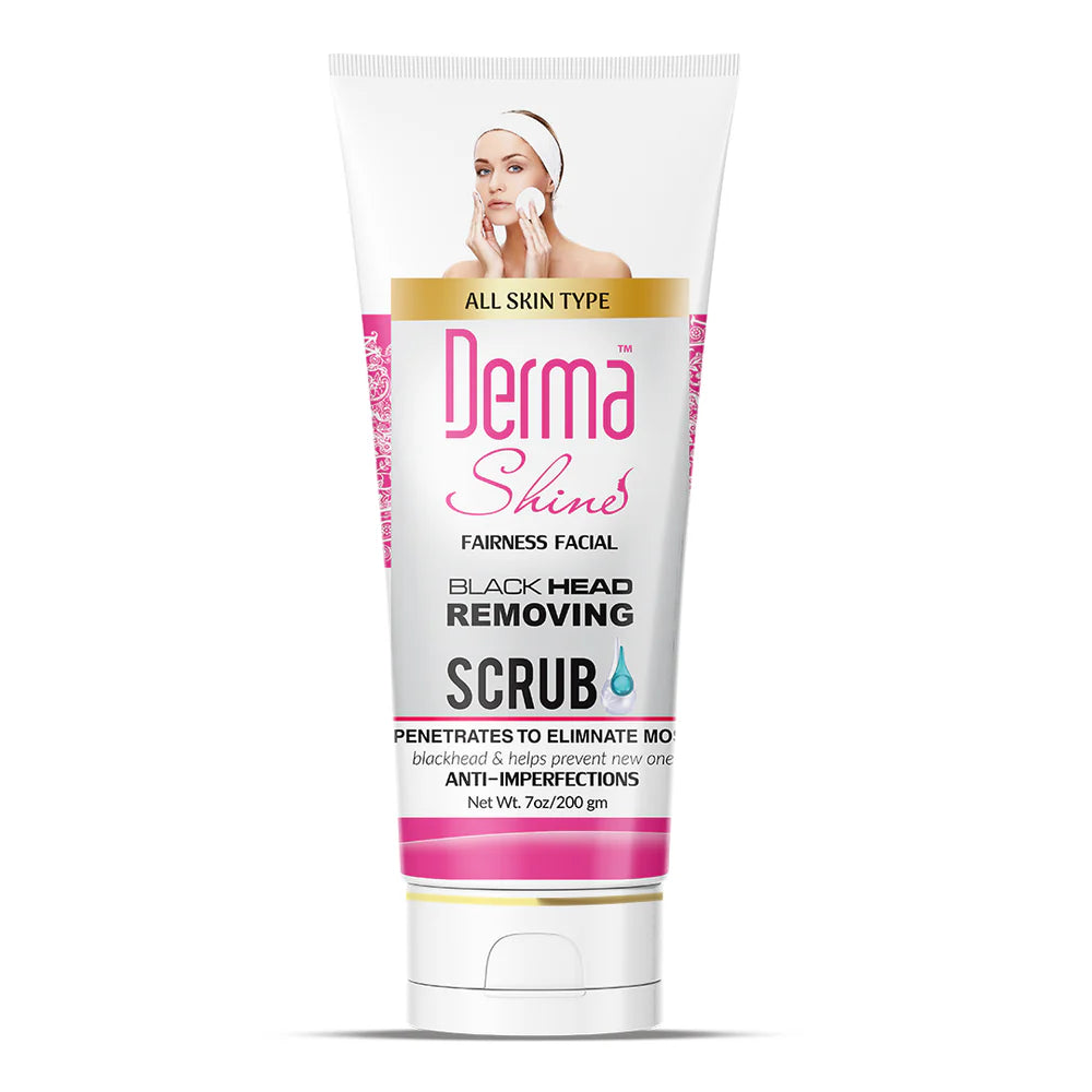 Derma Shine Black Head Removing Scrub (200g)