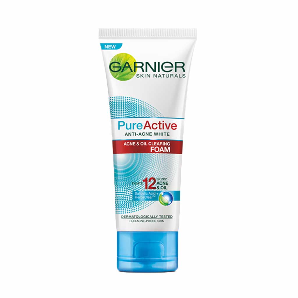 GARNIER Pure Active Anti-Acne White Foam