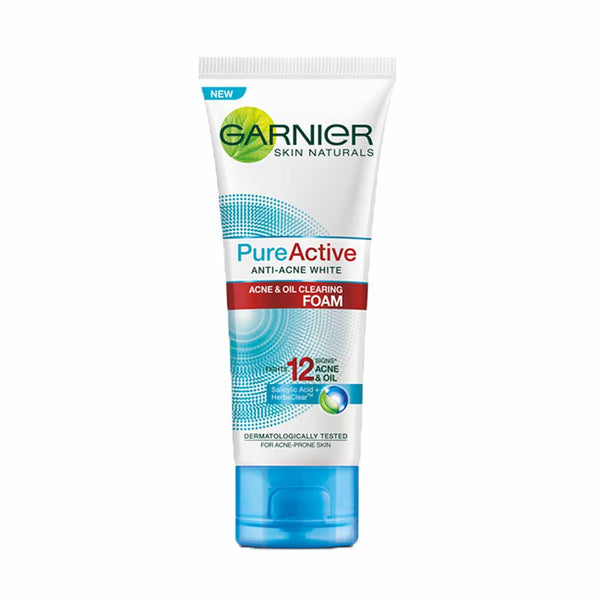 GARNIER Pure Active Anti-Acne White Foam