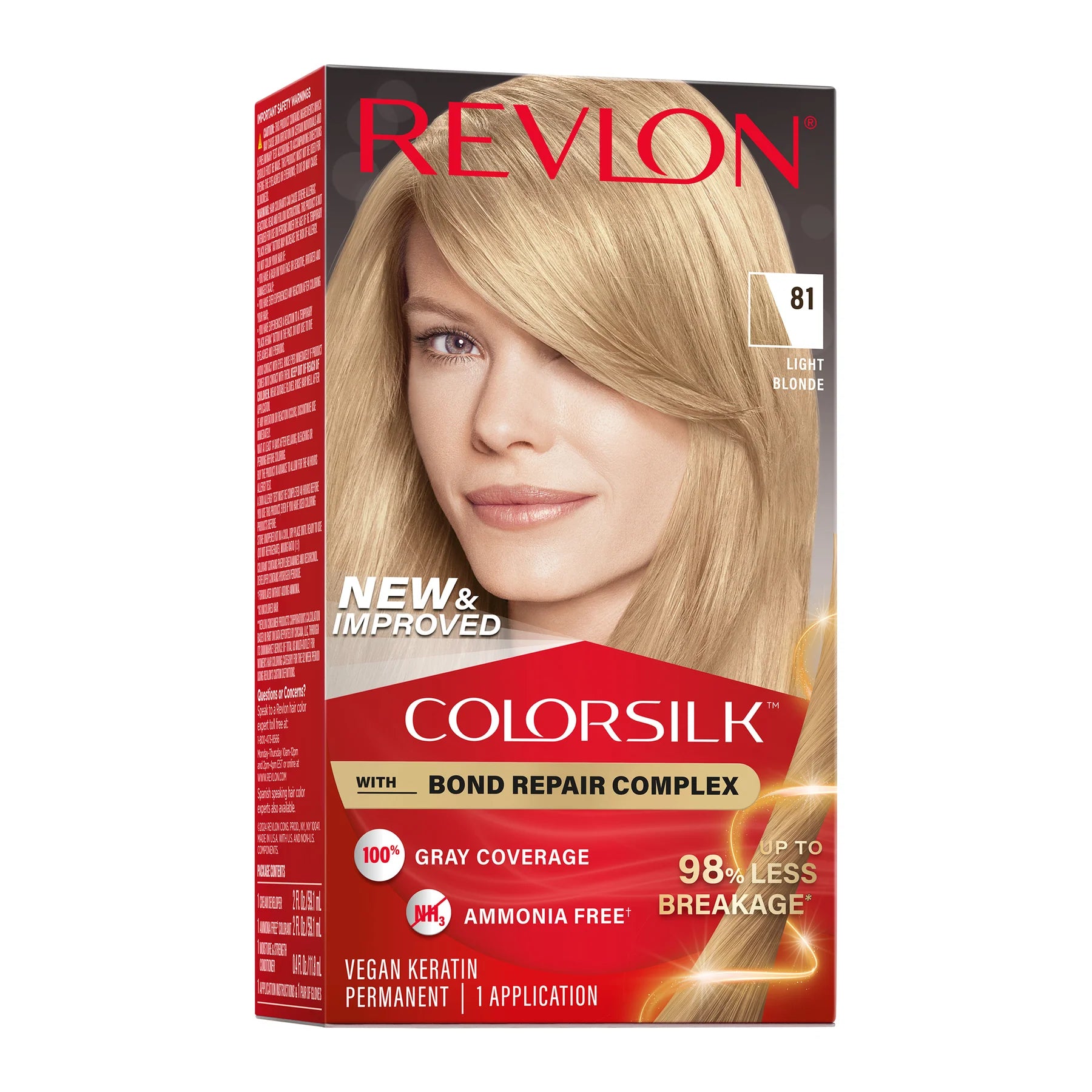 Revlon ColorSilk™ with Bond Repair Complex Permanent Hair Dye