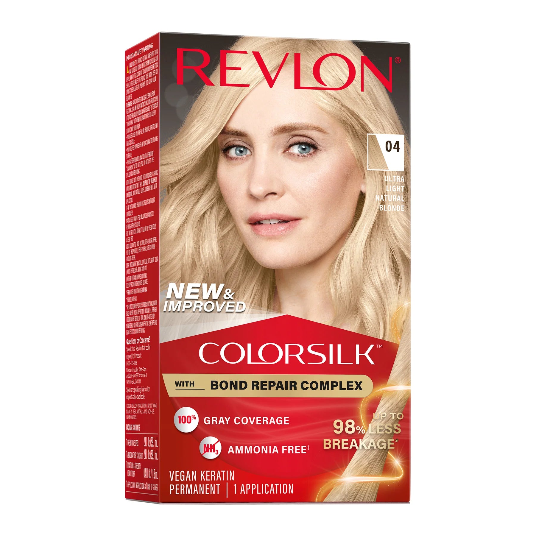 Revlon ColorSilk™ with Bond Repair Complex Permanent Hair Dye