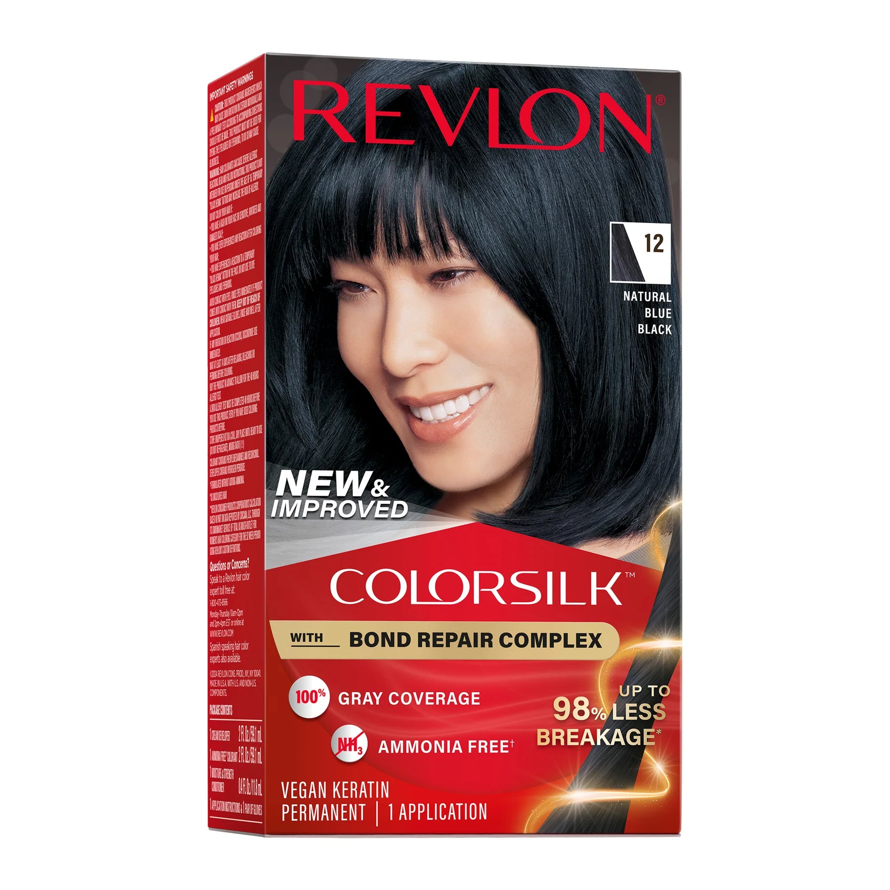 Revlon ColorSilk™ with Bond Repair Complex Permanent Hair Dye