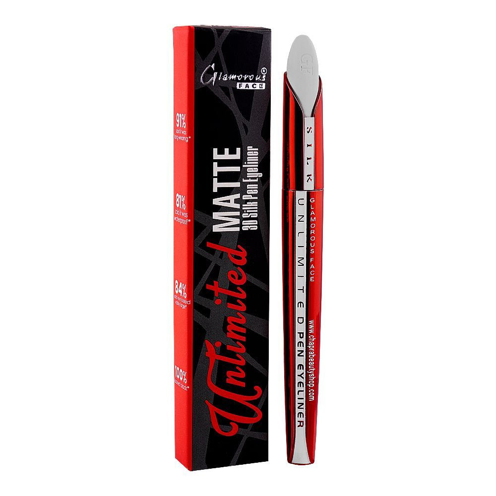 Glamorous Face Unlimited Matte 3D Silk Pen Eyeliner 0.6g (7894)
