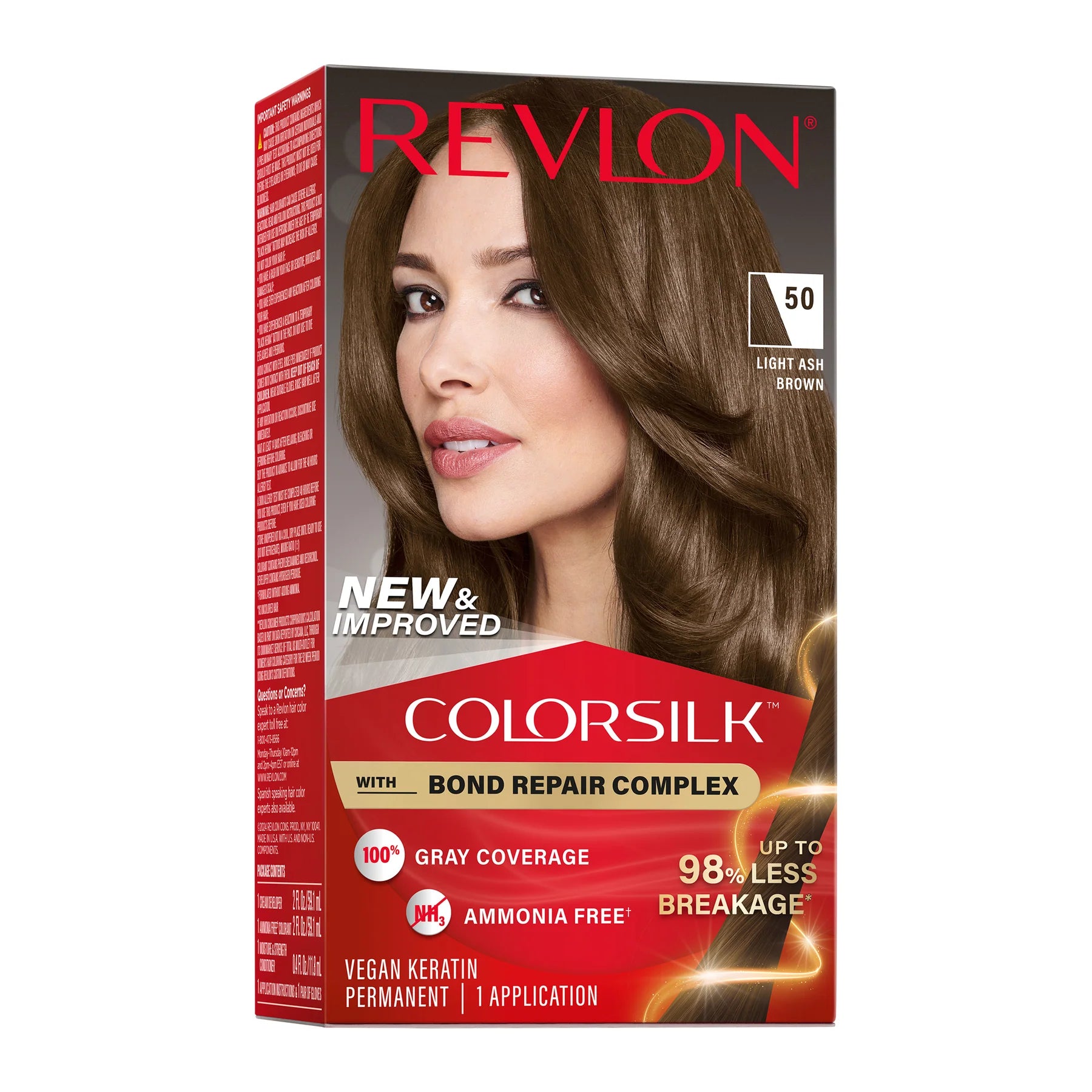 Revlon ColorSilk™ with Bond Repair Complex Permanent Hair Dye