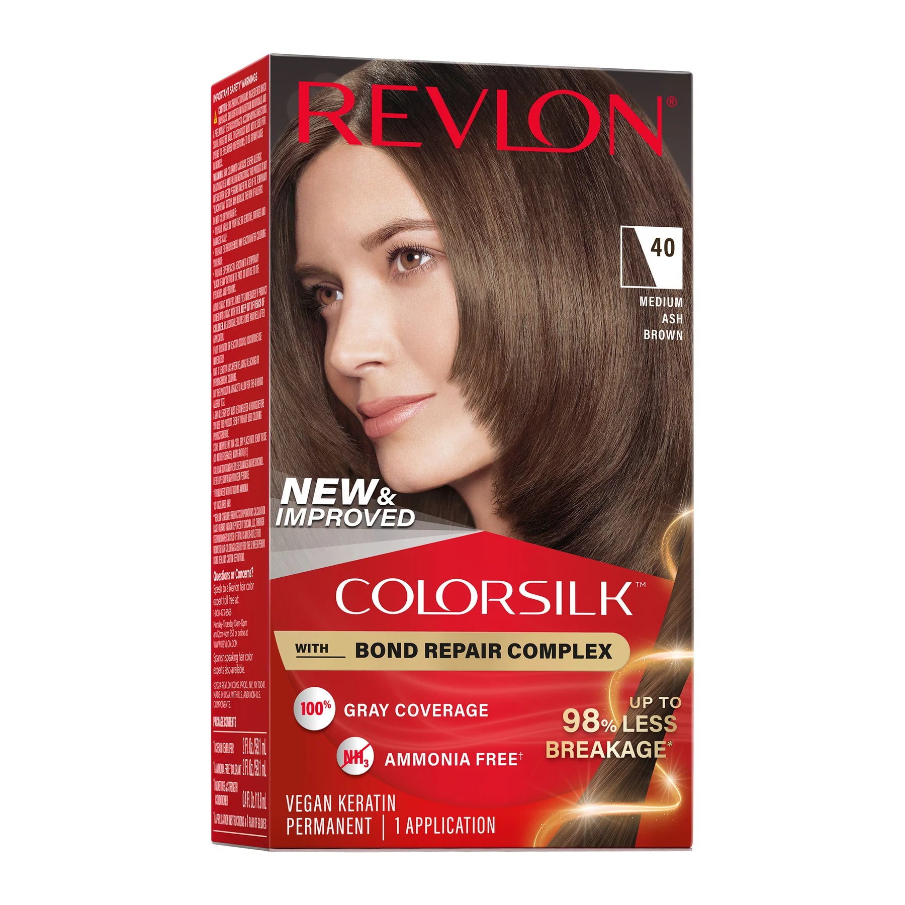 Revlon ColorSilk™ with Bond Repair Complex Permanent Hair Dye