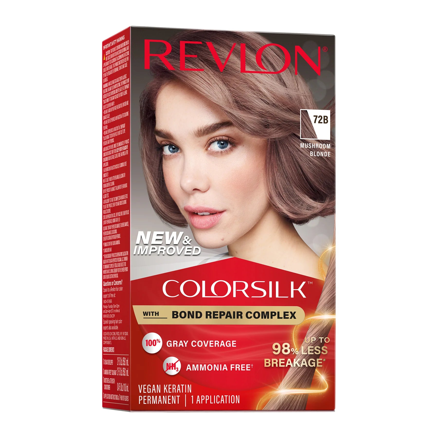 Revlon ColorSilk™ with Bond Repair Complex Permanent Hair Dye