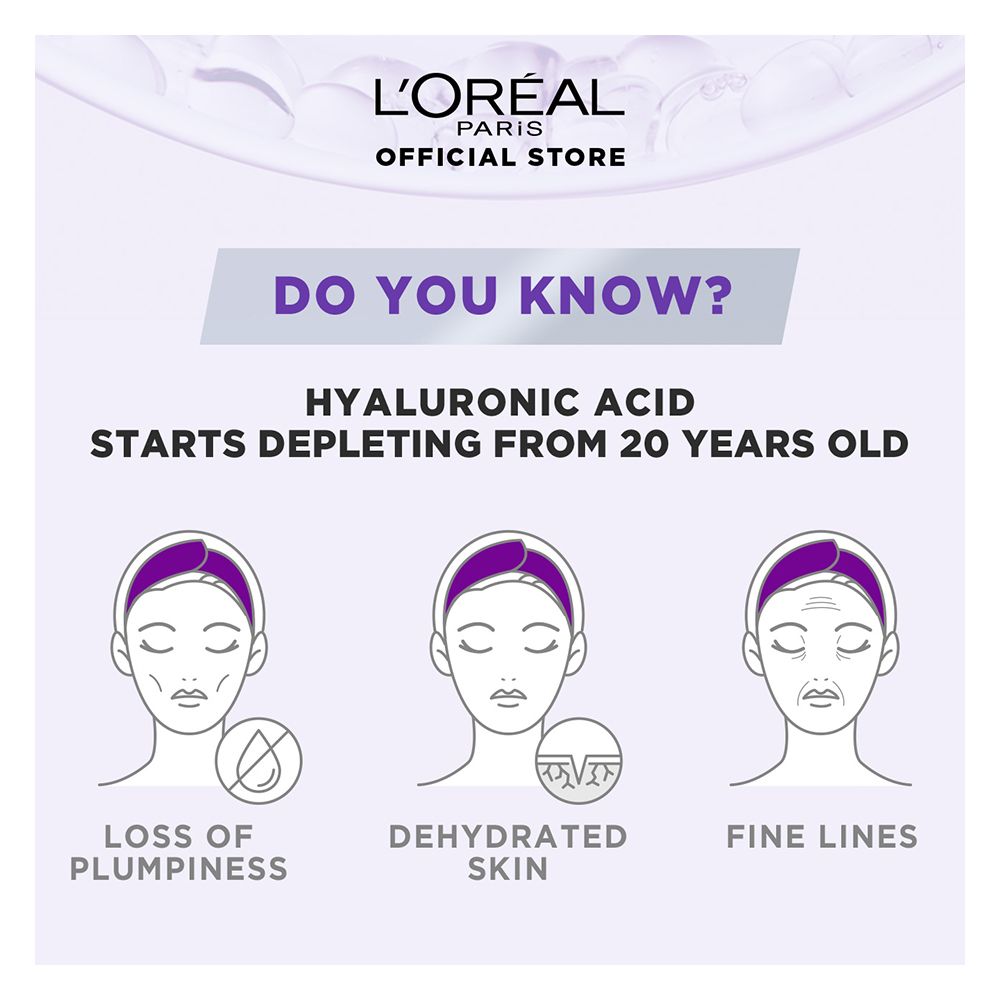 L'Oreal Paris Revitalift Hyaluronic Acid Hydrating Gel Facewash, 100ml