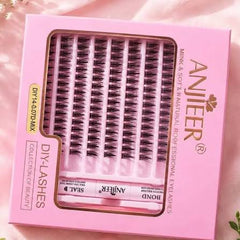 Product Title ANJIEER Professional Eyelash Extensions | 30D Cluster Lashes, 0.07mm Thickness, Mixed Tray