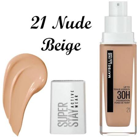 20 MAYBELLINE SUPER STAY ACTIVE WEAR FOUNDATION 30ML