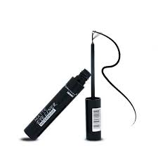 Glamorous Face Water Proof Matte Liquid Eyeliner, Eye Makeup Eyeliner, Waterproof, Smudgeproof, Longwearing Eye Makeup with Ultra-fine Tip, Black