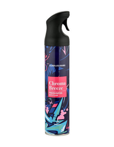 J. Chrome Breeze Air Freshener 300ml – Freshness with Flair Room & Home Fragrance