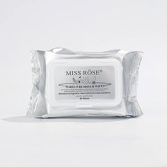 Miss Rose Makeup Remover Wipes (80 Wipes) – Moisturizing & Antioxidant