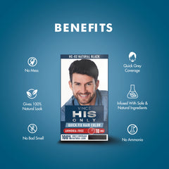 Vince Natural Black His Only Men Hair Color - (HC-02)