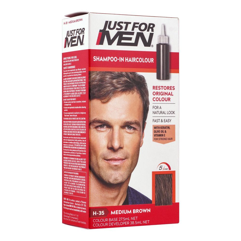 Just For Men Shampoo-In Hair Colour
