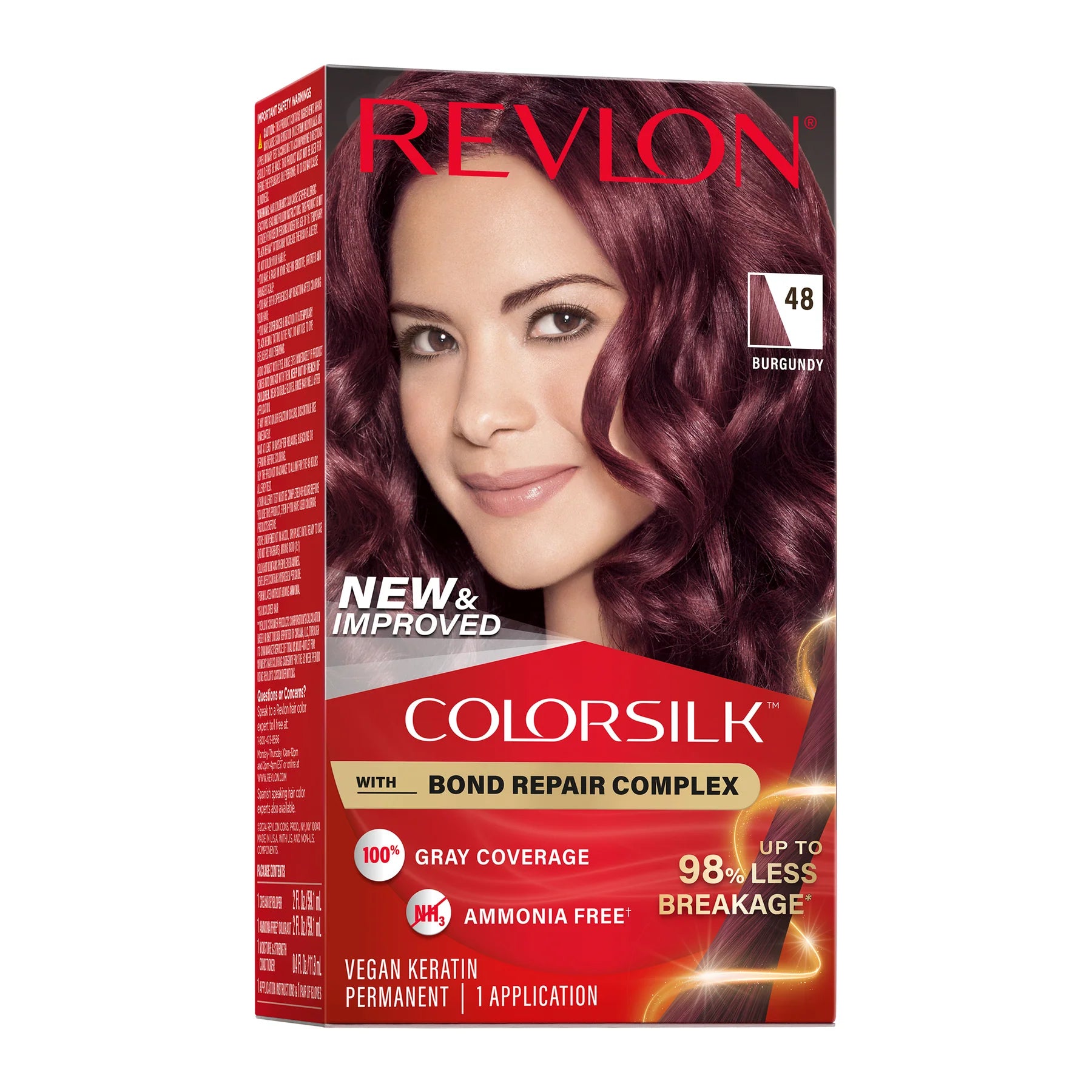 Revlon ColorSilk™ with Bond Repair Complex Permanent Hair Dye