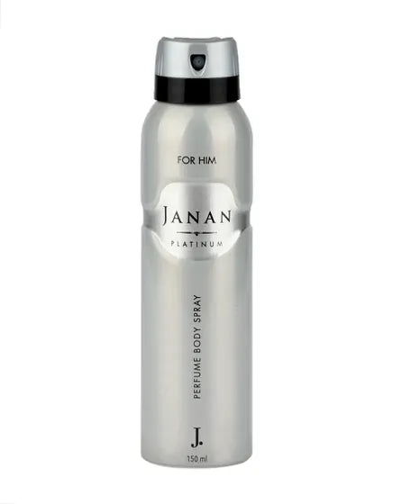 J. JANAN PLATINUM POUR HOMME PERFUME BODY SPRAY 150ml