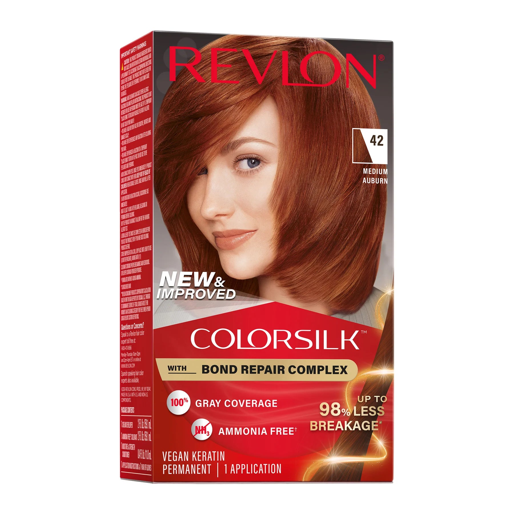 Revlon ColorSilk™ with Bond Repair Complex Permanent Hair Dye