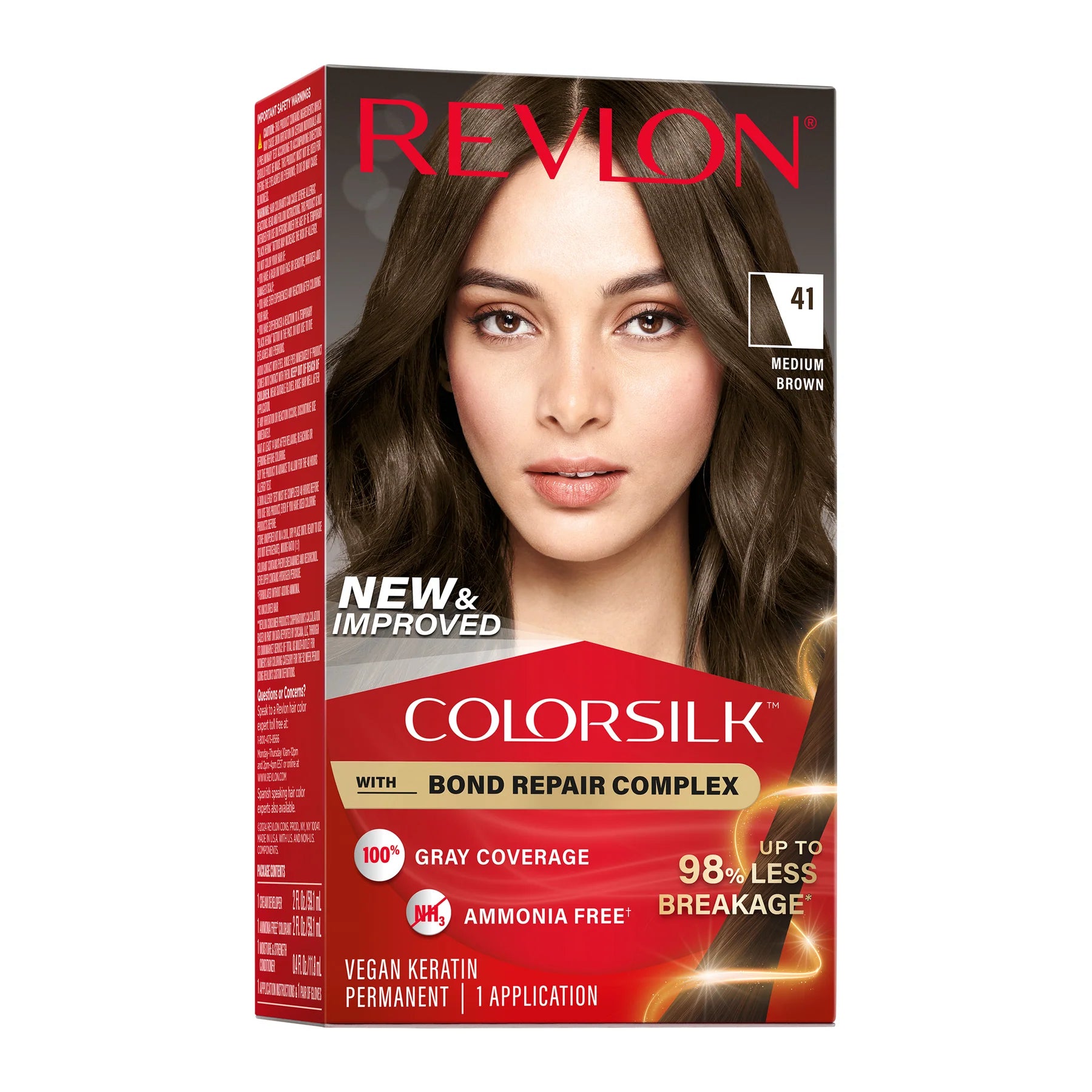 Revlon ColorSilk™ with Bond Repair Complex Permanent Hair Dye