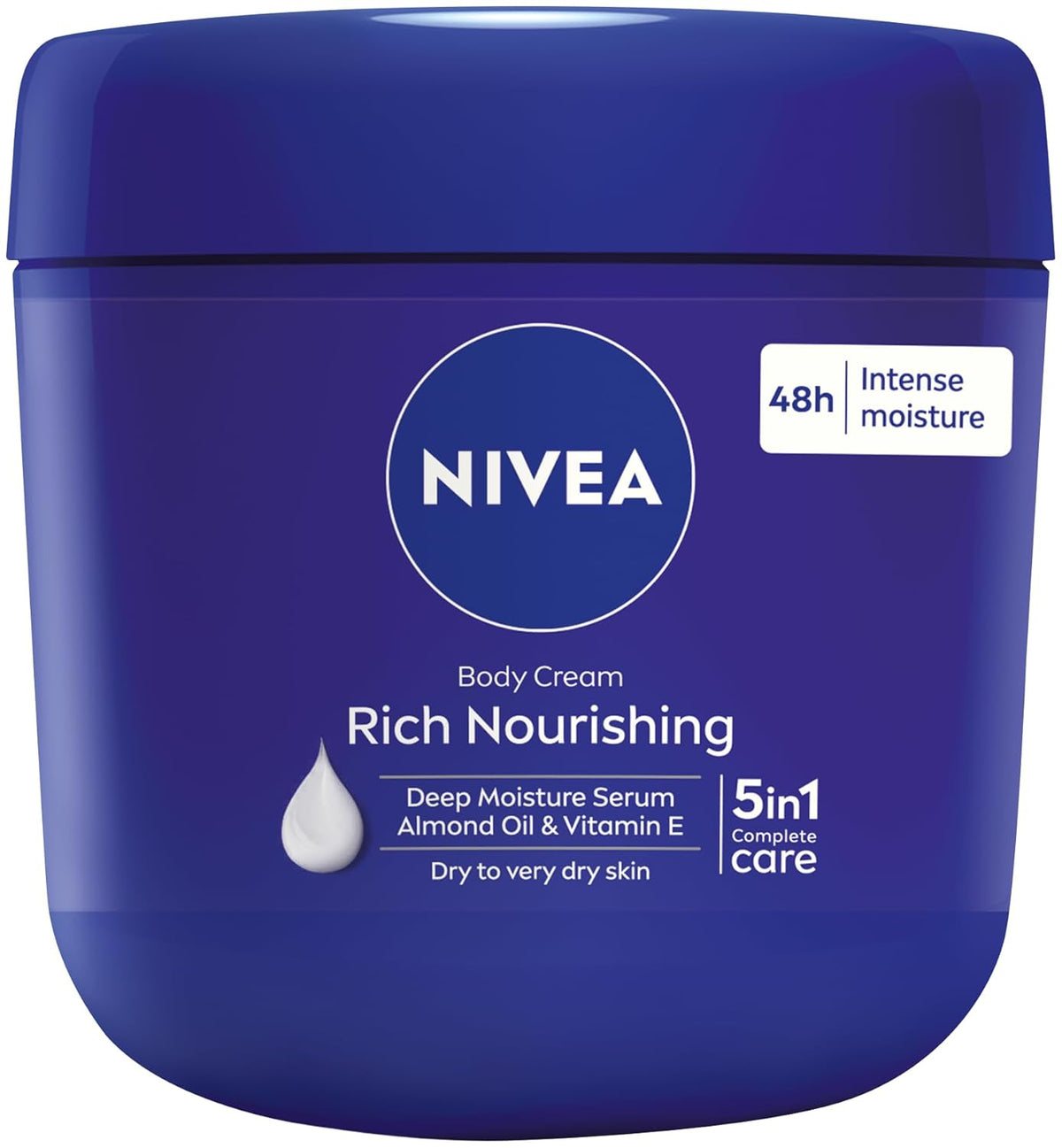 Nivea Rich Nourishing Body Cream Dry Skin Almond Oil (400ml)