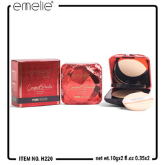 Emelie Paris Pure Matte Base Compact Powder (Item No. H220)