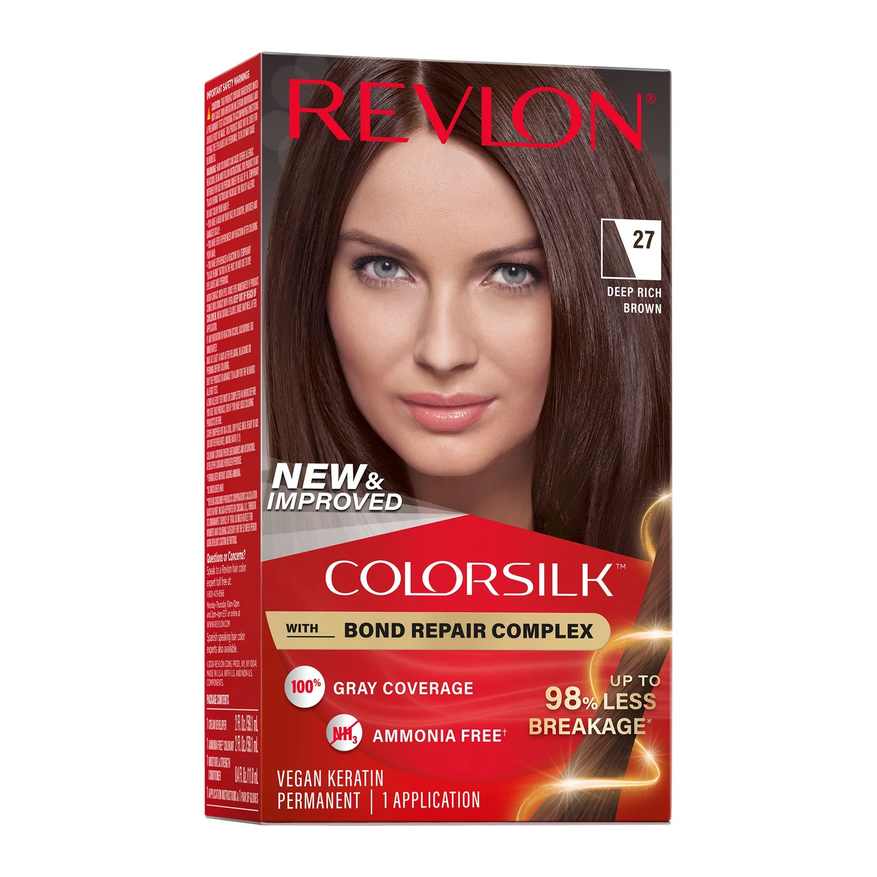 Revlon ColorSilk™ with Bond Repair Complex Permanent Hair Dye