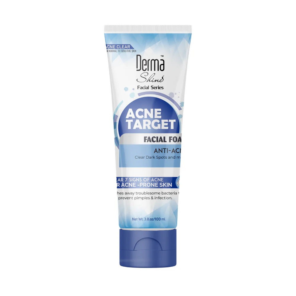 Derma Shine Acne Target Facial Foam (100ml)