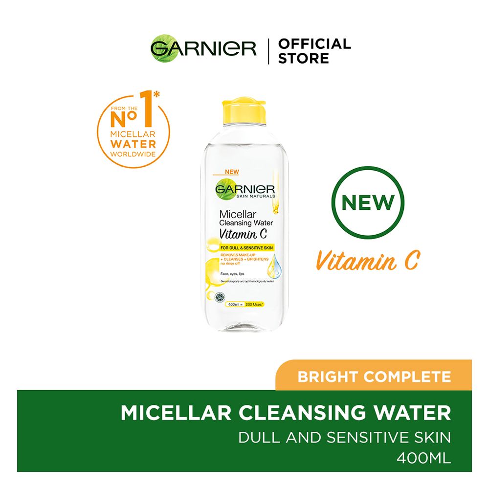 Garnier Skin Naturals Vitamin C Micellar Cleansing Water 2 Size