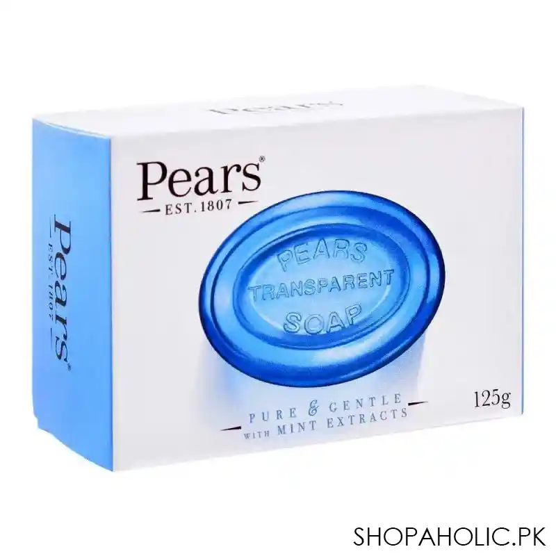 Pears Pure & Gentle Transparent Soap - 125g (With Mint Extracts & Glycerin)