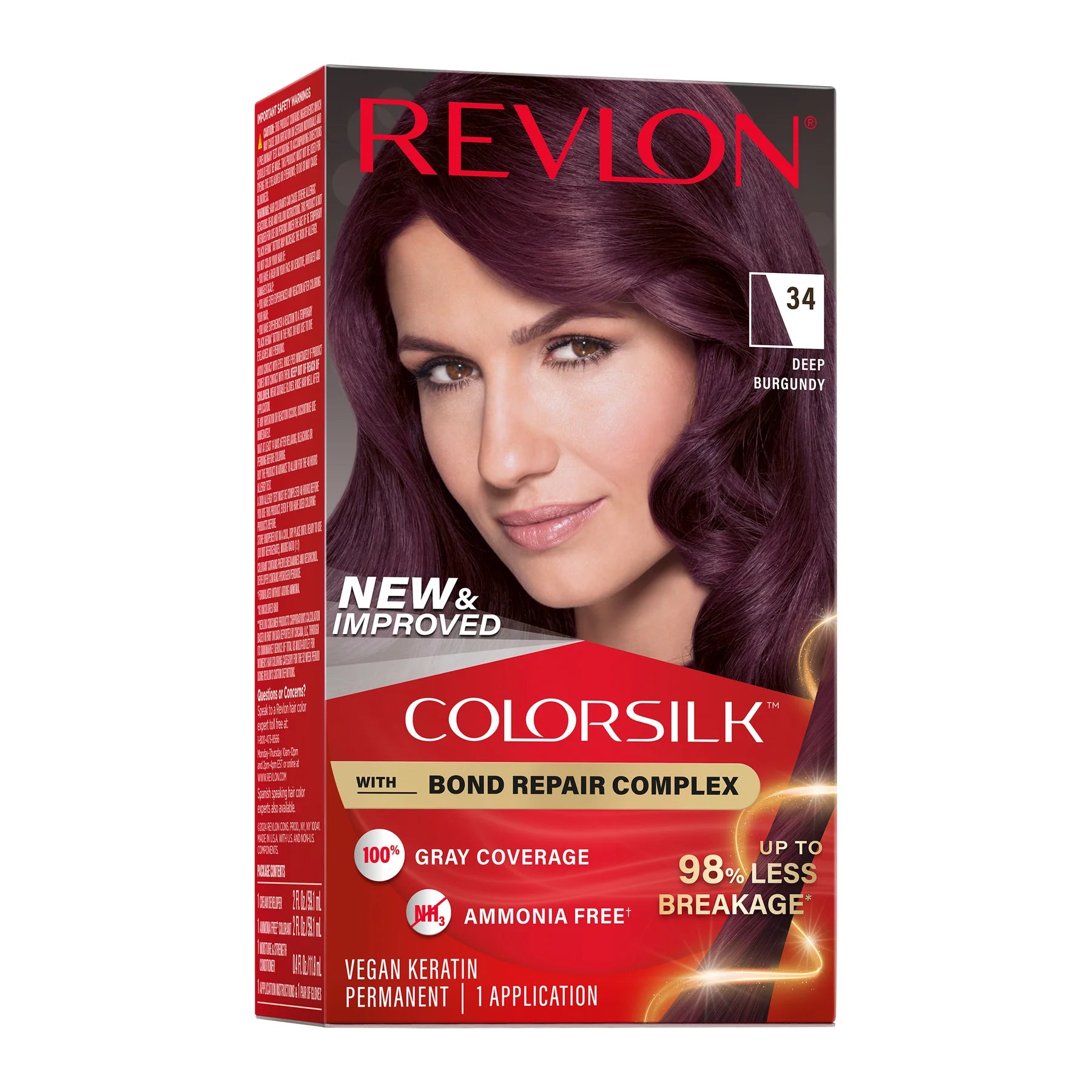 Revlon ColorSilk™ with Bond Repair Complex Permanent Hair Dye