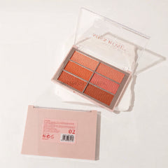 Miss Rose Rubik's Cube Matte Blusher Blusher 6 Colors (MR093)