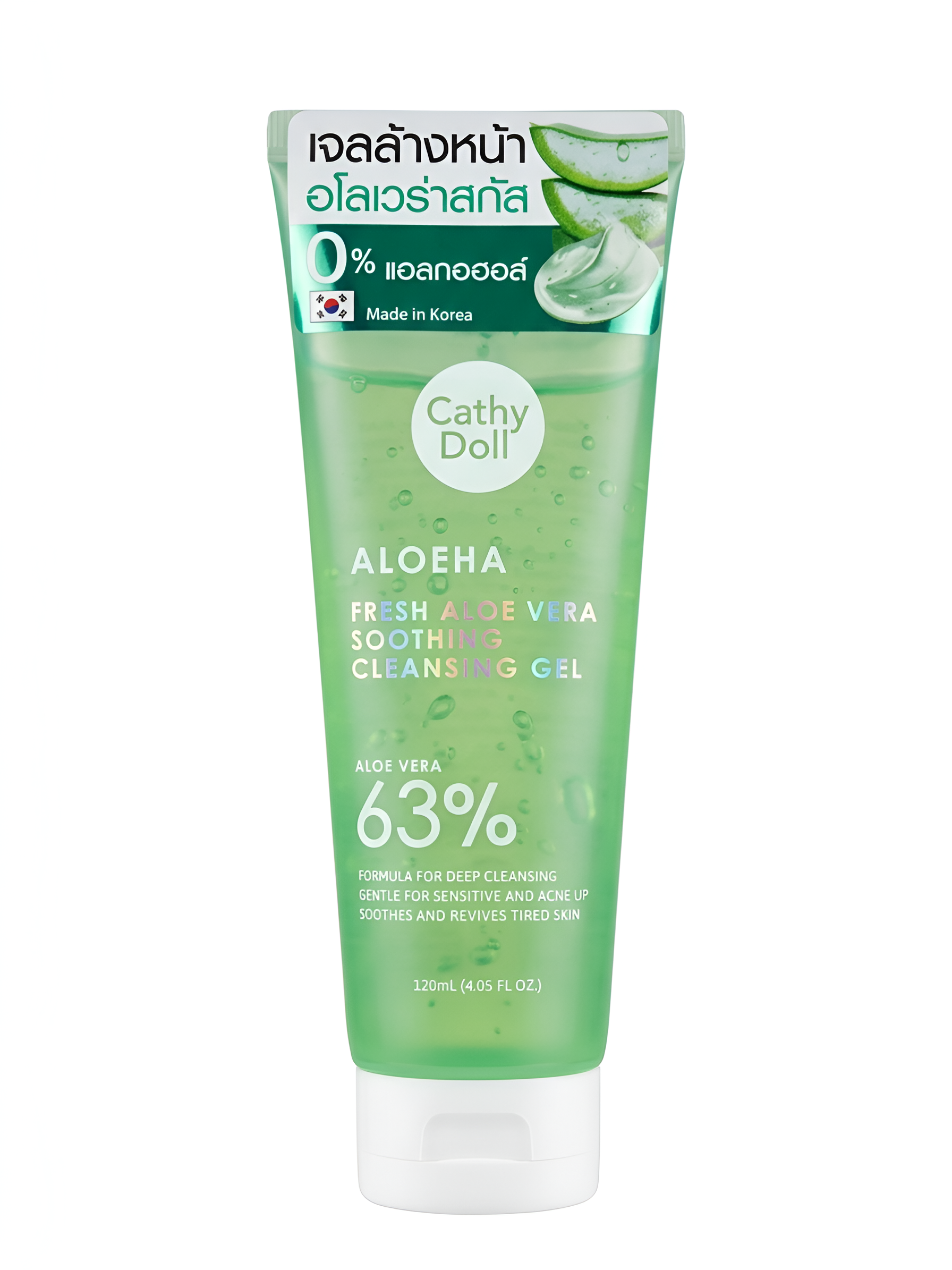 Cathy Doll AloeHa Fresh Aloe Vera Soothing Cleansing Gel (120ml)
