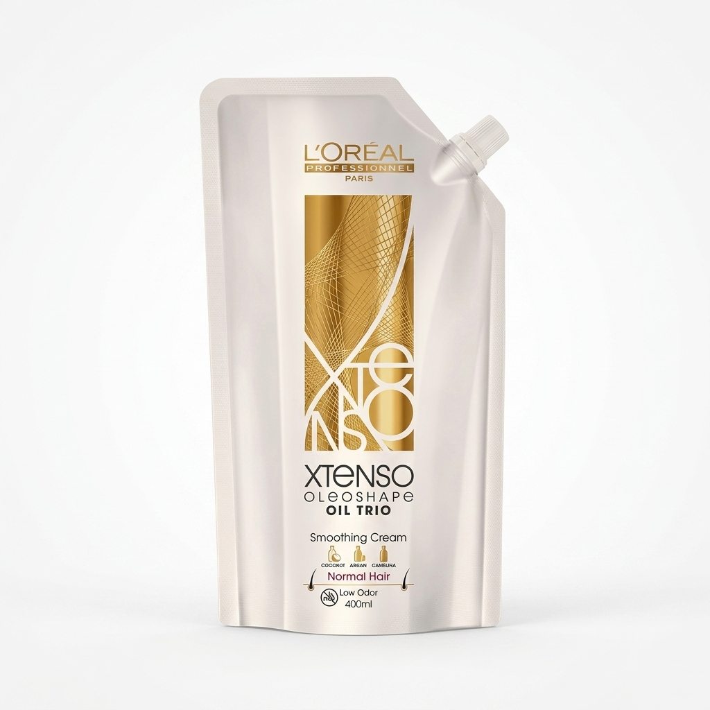 L'Oréal Professionnel X-Tenso Oleoshape Oil Trio Smoothing Cream Normal Hair (400ml)