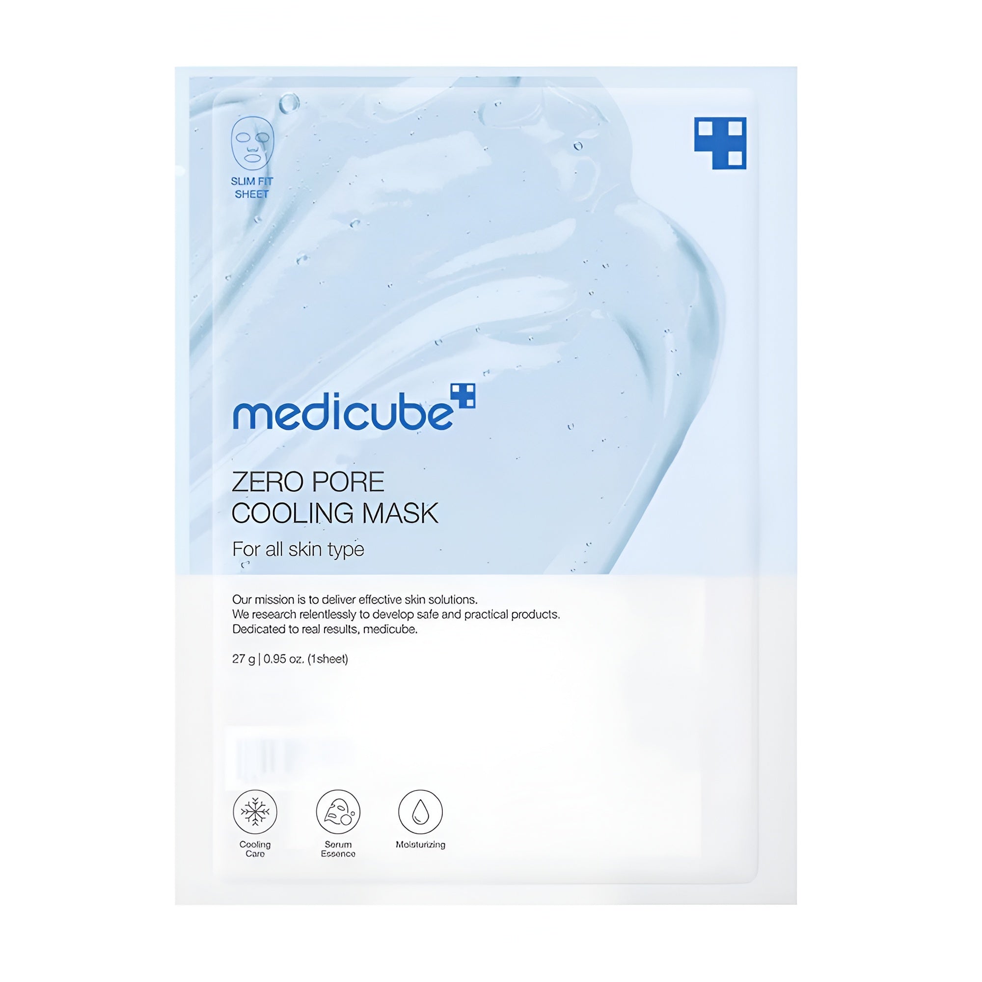 Medicube Zero Pore Cooling Mask (27g/0.95oz. 1pc)