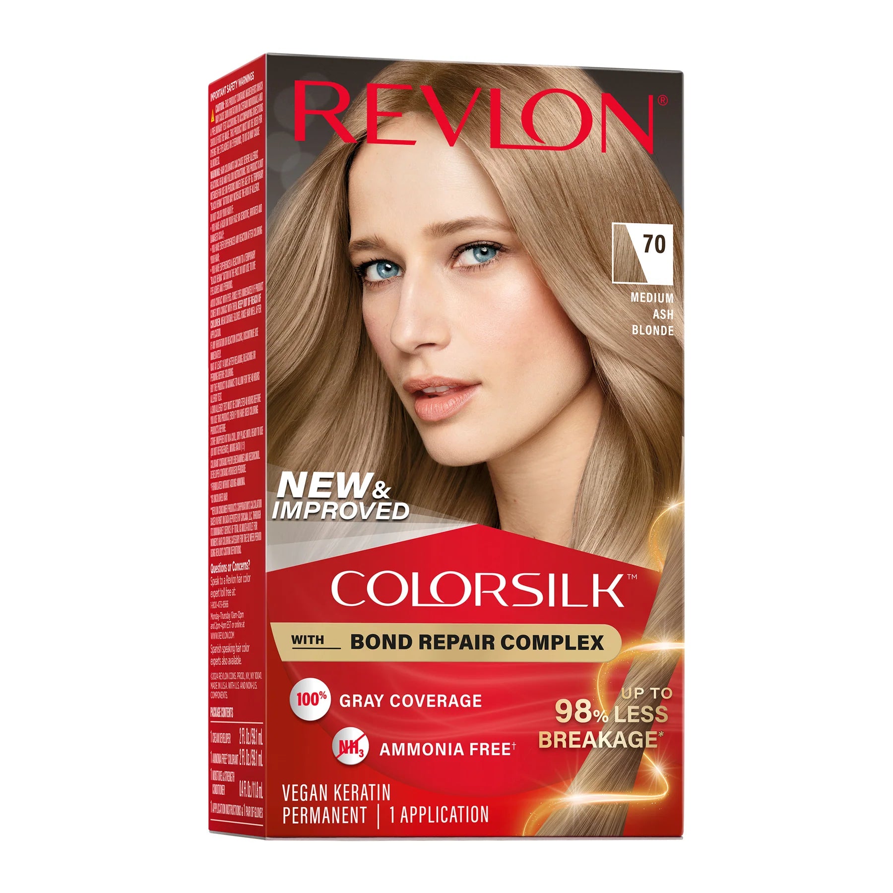 Revlon ColorSilk™ with Bond Repair Complex Permanent Hair Dye
