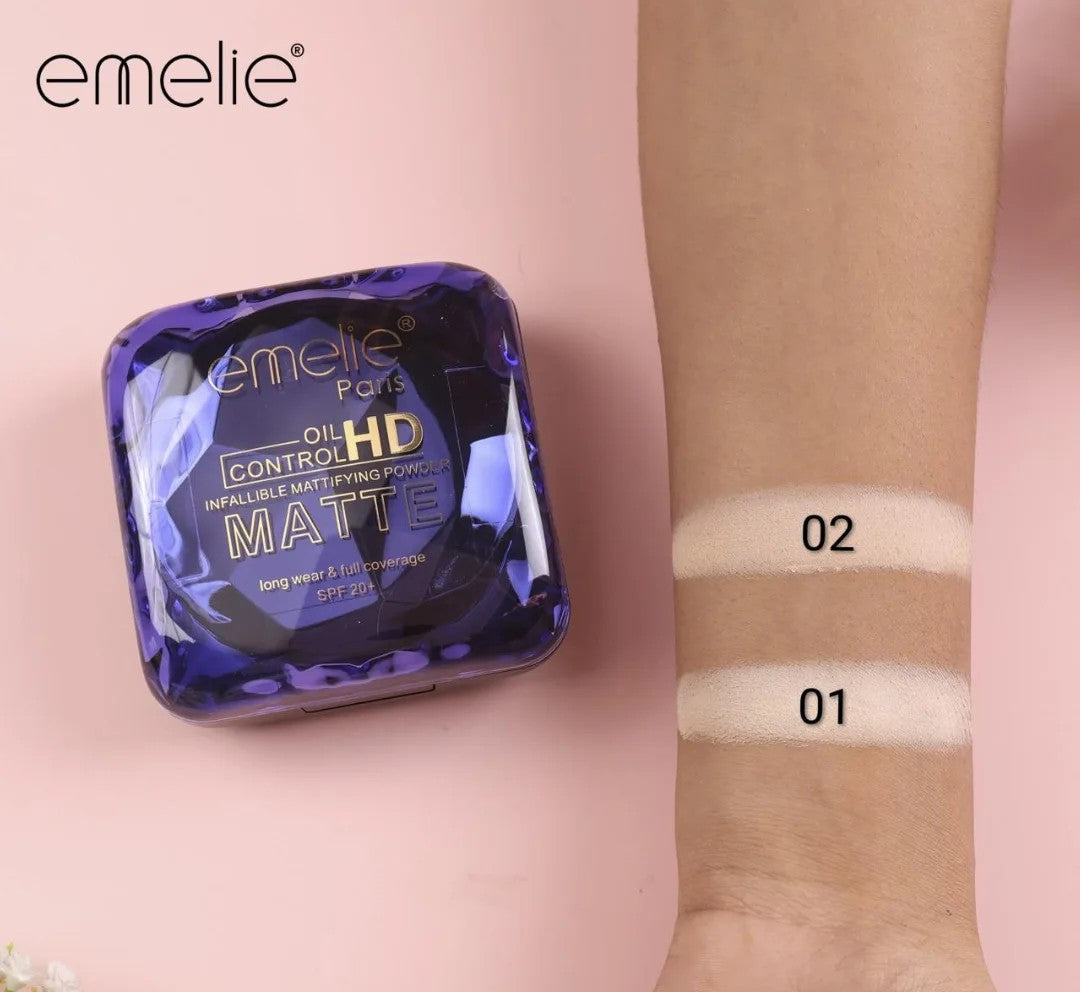 Emelie Paris Oil Control HD Matte Infallible Mattifying Powder (Item No. H620)