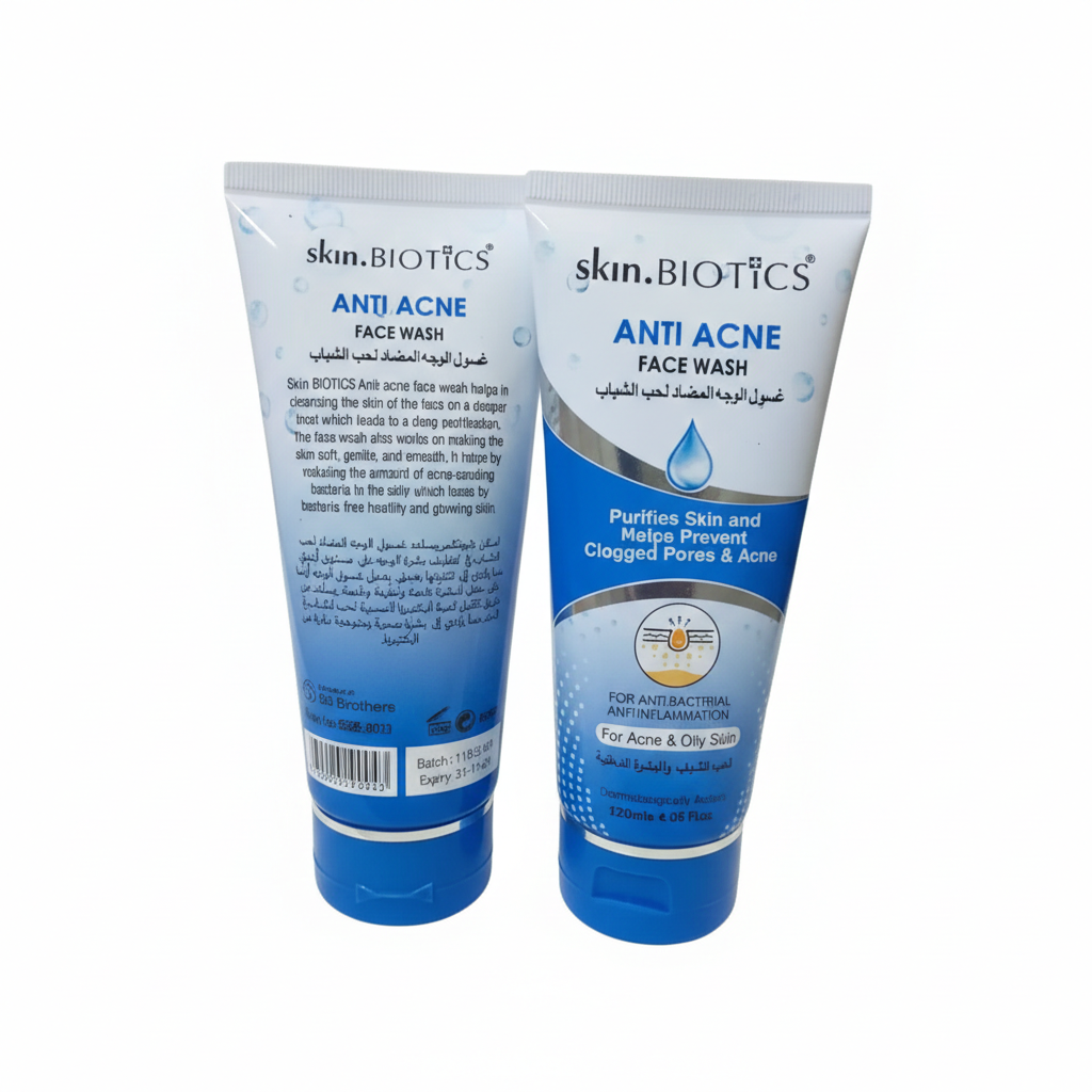 skin.BIOTICS Anti Acne Face Wash (120ml)