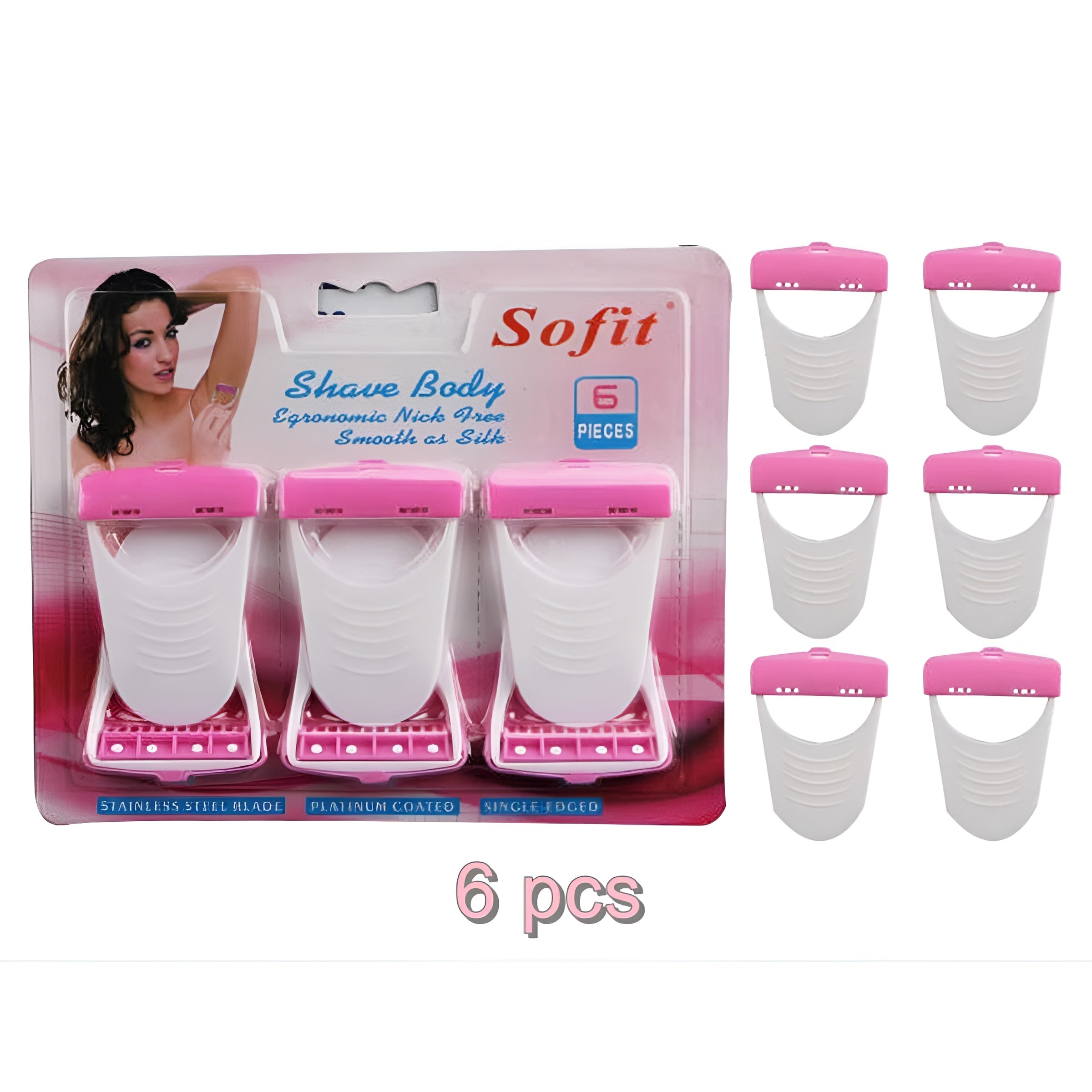 Sofit Shave Body - 6-Piece Precision Razor Set