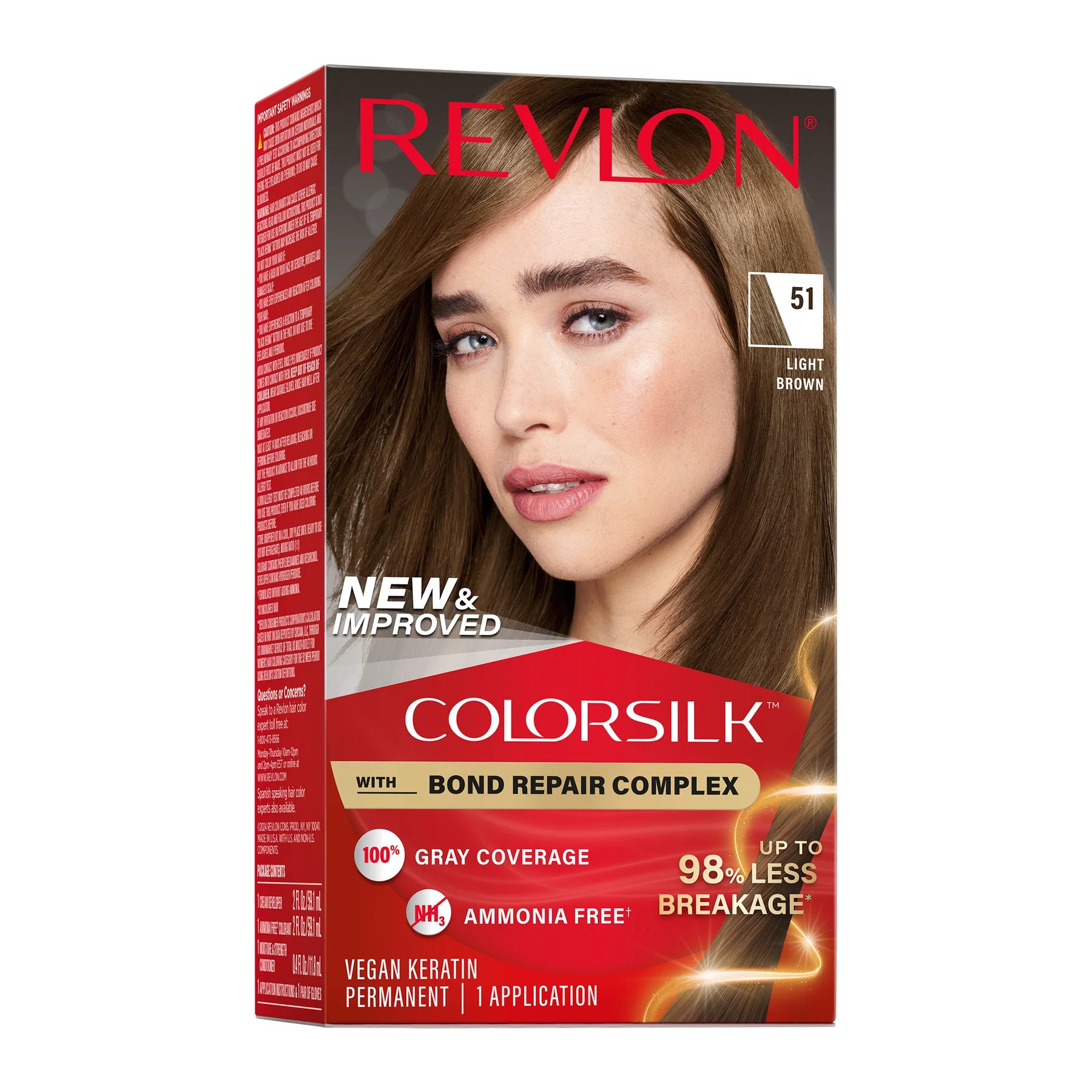 Revlon ColorSilk™ with Bond Repair Complex Permanent Hair Dye