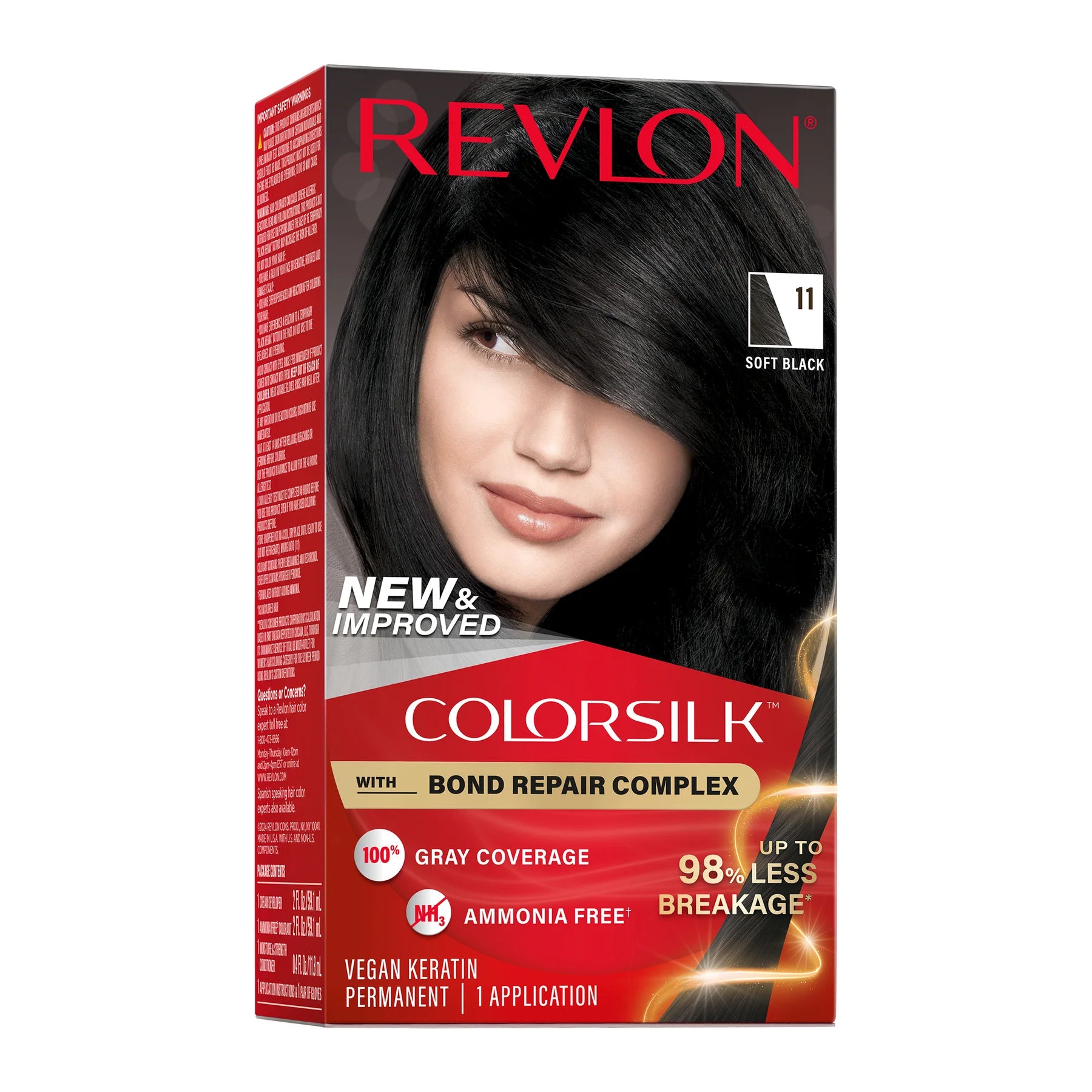 Revlon ColorSilk™ with Bond Repair Complex Permanent Hair Dye