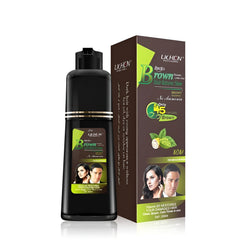 Lichen Professional Dark Brown Hair Color Shampoo (200ml)